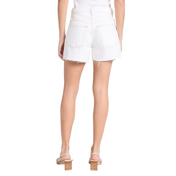 Frame Denim Le Super High Short Raw Fray Au Natural Clean LSHSHRF728-AUCL 24 00 - Picture 3 of 5